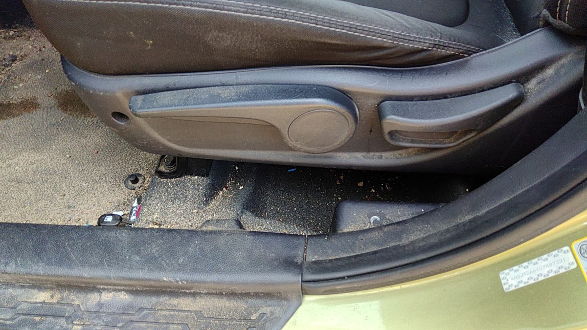 2012 Kia Soul Driver Left Side Seat Trim Panel Oem Black Wk