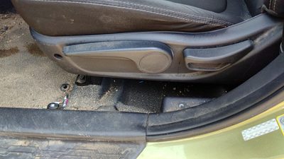 2012 Kia Soul Driver Left Side Seat Trim Panel Oem Black Wk