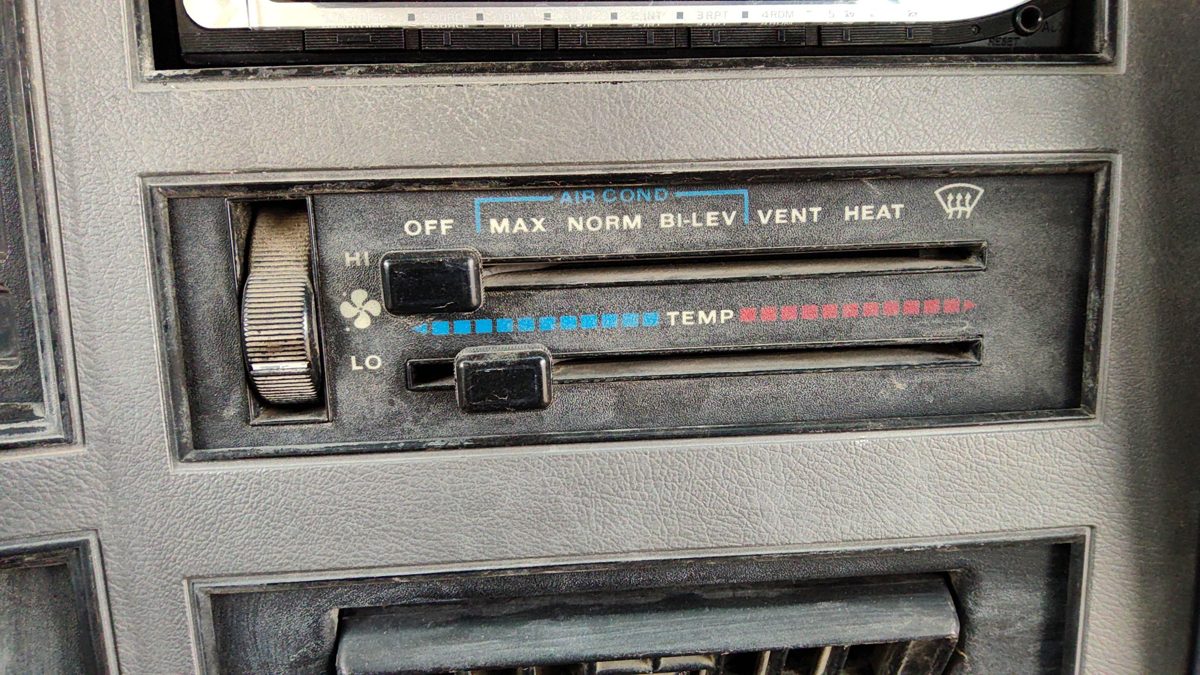 1986-1996 Jeep Cherokee Temperature Control Module In Dash Heater Ac Head Unit