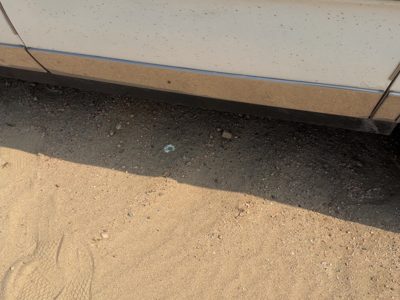 1986 Oldsmobile 98 Driver Left Rear Lower Moulding From Door Oem Back