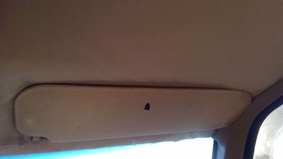 1995 Chevy Astro Passenger Right Sun Visor Oem Tan