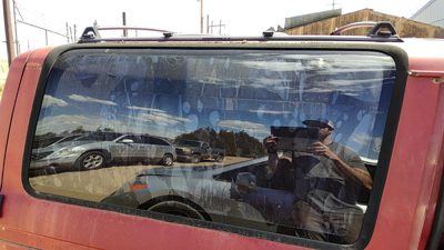 1985-1990 Ford Bronco 2 Passenger Right Rear Quarter Glass Back Side Window Oem