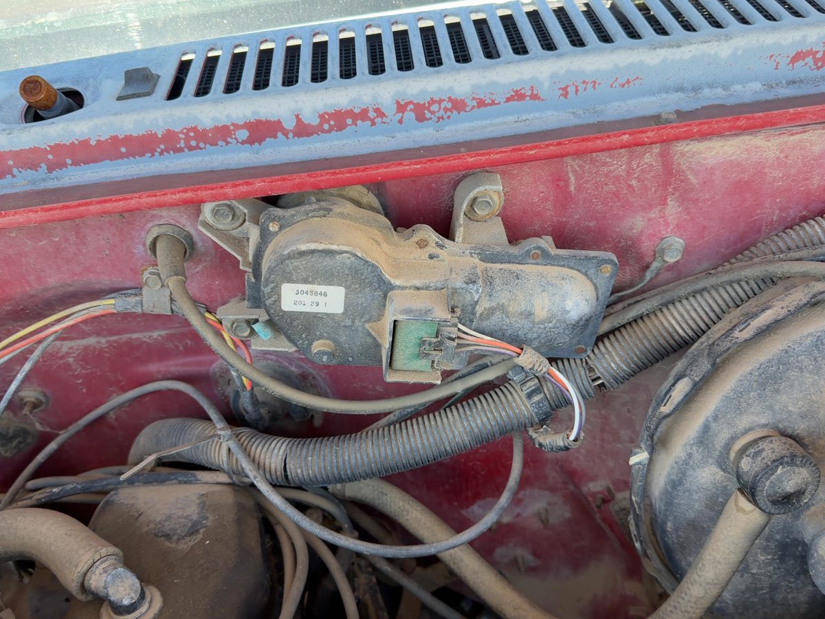 1982-1993 Chevy S10 Pickup Windshield Wiper Motor Oem 88961296