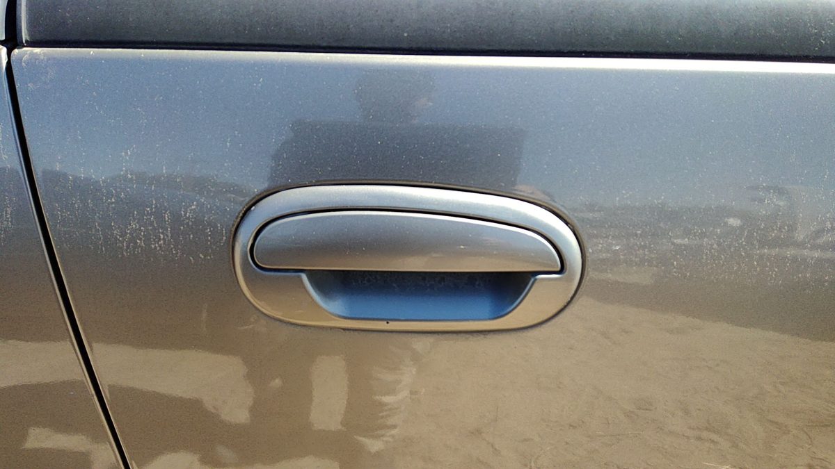 97-02 Expedition Passenger Right Front Outside Door Handle Oem Arizona Beige Aq