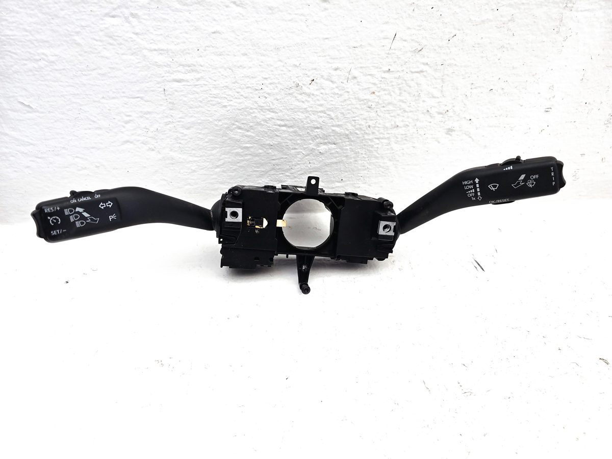 12-14 Vw Jetta Windshield Wiper Control Switch Column Lever Assembly Oem Black