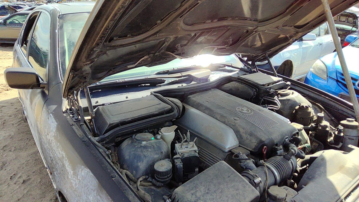 1997 Bmw 540I Pair Of Hood Hinges Right Left Set Assembly Oem Black 41618203276