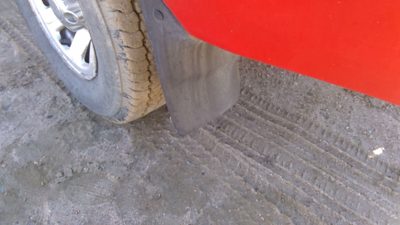 1999-2000 Ford Ranger Driver Left Rear Back Mud Flap Oem