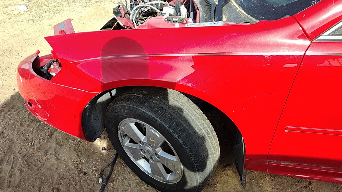 2006-2016 Chevy Impala Driver Left Front Fender Oem Red 74U 89023525