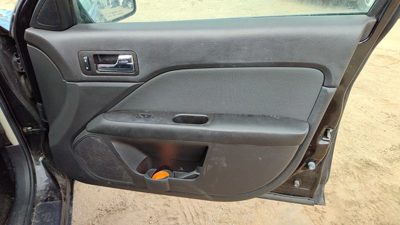 10-12 Fusion Passenger Right Front Door Trim Panel With Switches Charcoal Dw