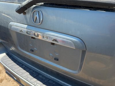 01 Mdx License Plate Trim Surround Panel Tail Trunk Finish G-501M-4 Granite Gree
