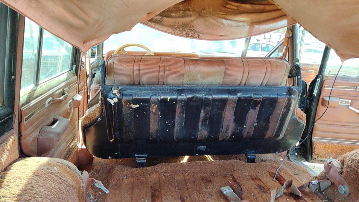 1984 Jeep Grand Wagoneer Rear Bench Seat Assembly Oem Brown