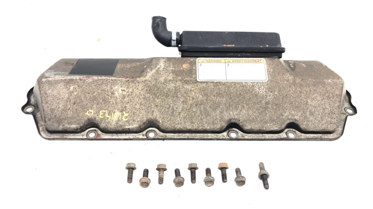 1999-2003 Ford F350 Driver Left Valve Cover 7.3L Powerstroke Diesel With Bolts