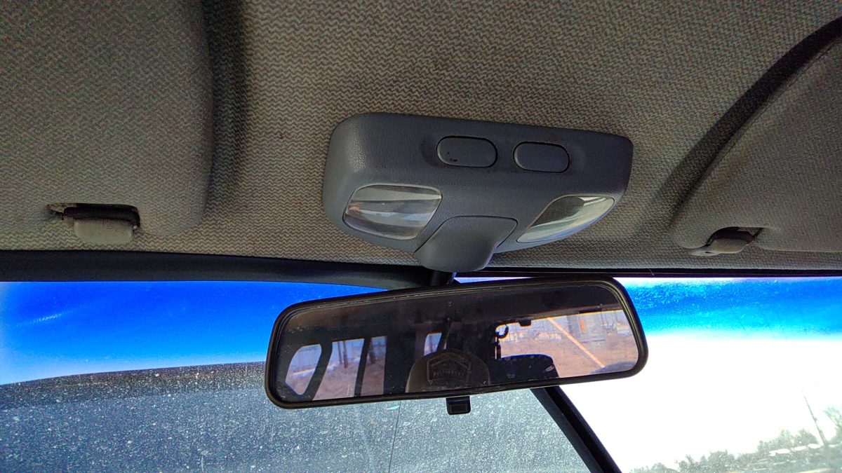 1995 Nissan Pathfinder Inside Rear View Mirror Oem Windshield Mounted