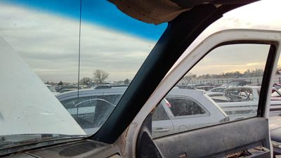 91 Chevy Silverado 1500 Passenger Right A Pillar Trim Windshield Post Panel Blue