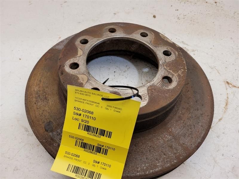 1999-2003 Ford F450 Front Brake Rotor 225Mm Bolt Circle Rotor Oem
