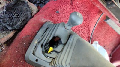 90 Bronco 2 4X4 Shifter Lever Assembly With Linkage T Case Shift Unit Red At 4X4