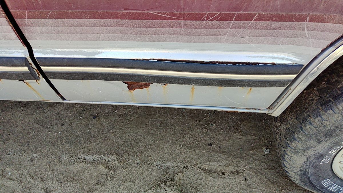 1991-1994 S10 Blazer Driver Left Rear Moulding From Door Oem Back Trim Strip