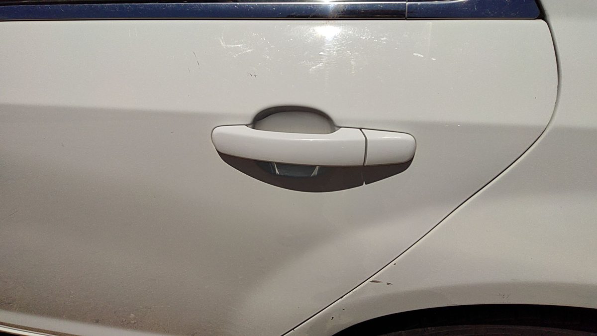 2008-2012 Chevy Malibu Driver Left Rear Outside Door Handle Oem Back White 50U