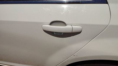 2008-2012 Chevy Malibu Driver Left Rear Outside Door Handle Oem Back White 50U