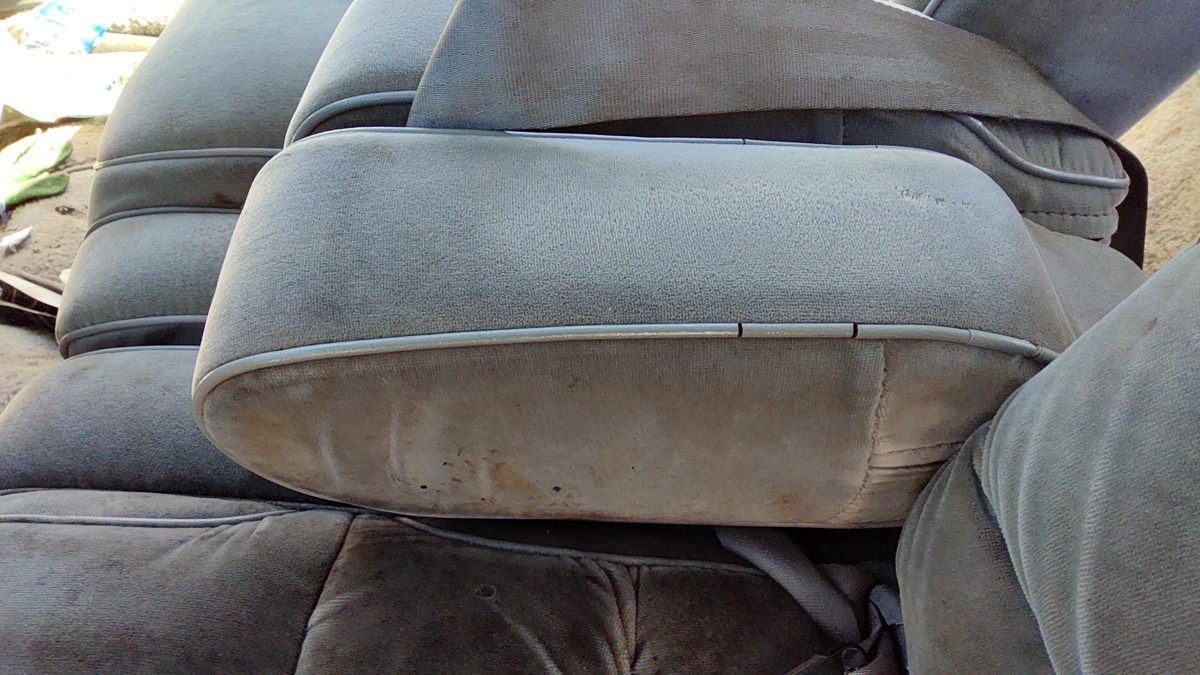 1985 Mercury Grand Marquis Driver Left Front Arm Rest Side Seat Oem Gray