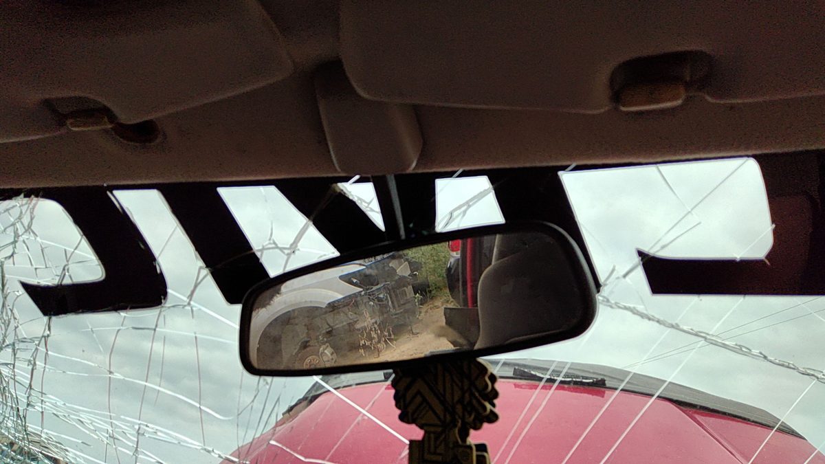 1996-2000 Civic Hx Coupe Inside Rear View Mirror Oem Windshield Mounted
