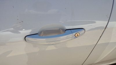 2012-2018 Ford Focus Driver Left Front Outside Door Handle Oem White Yz