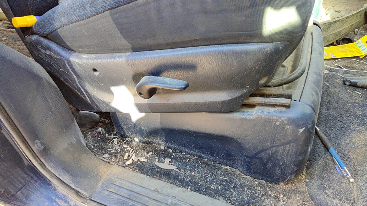 2001 Dodge Caravan Passenger Right Side Seat Trim Panel Oem Blue