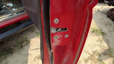 91-95 Nissan Pathfinder Passenger Right Front Door Latch With Rods/Cables Oem
