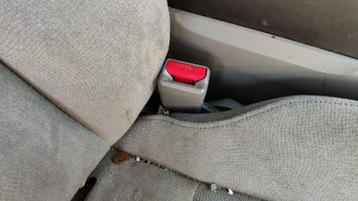 06-09 Honda Civic Passenger Right Front Seat Belt Buckle Receiver Sedan Gr Gray
