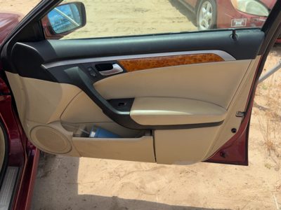 2004-2006 Acura Tl Passenger Right Front Door Trim Panel With Switches Tan C