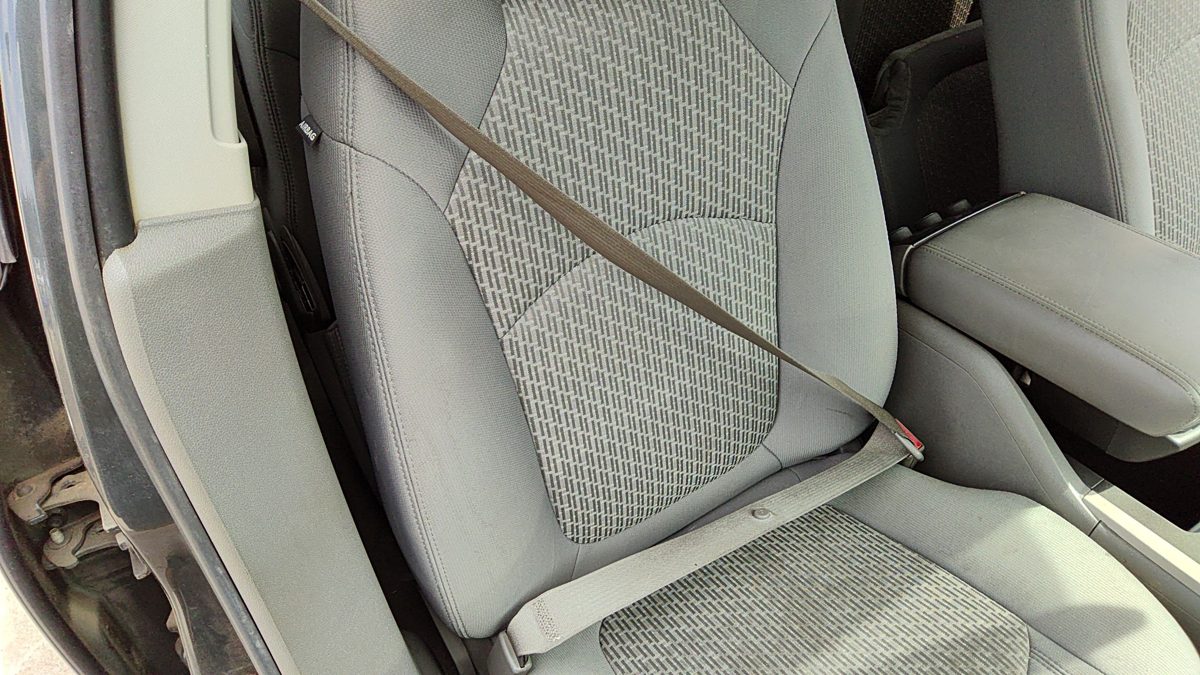 2010 Chevy Traverse Passenger Right Front Seat Belt Retractor Oem Shoulder Gray