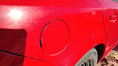 2005-2010 Chevy Cobalt Fuel Tank Door With Hinge Gas Lid Filler 74U Victory Red