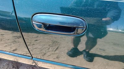 1998-2004 Cadillac Seville Passenger Right Front Outside Door Handle Oem Green