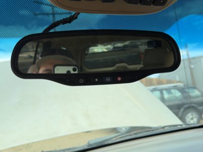2004 Buick Rainier Inside Rear View Mirror Oem Windshield Mounted