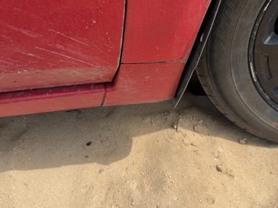 08 Impala Passenger Right Moulding From Fender Oem Trim Strip Precision Red 27U