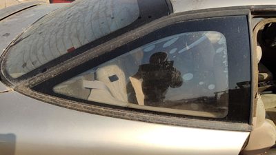 91-96 Saturn Sc2 Coupe Passenger Right Rear Quarter Glass Back Side Window Oem