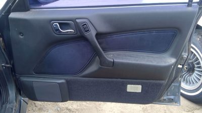 1991 Mitsubishi Galant Vr-4 Passenger Right Front Inside Door Trim Panel Black