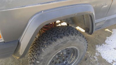 1985 Jeep Cherokee Driver Left Front Wheel Flare Moulding Oem 2 Door