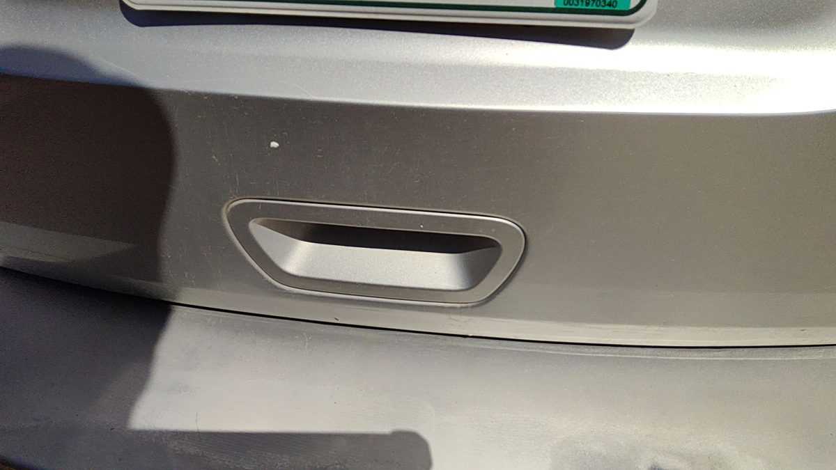 04-08 Chrysler Pacifica Liftgate Hatch Rear Outside Door Handle Oem Silver Ps2