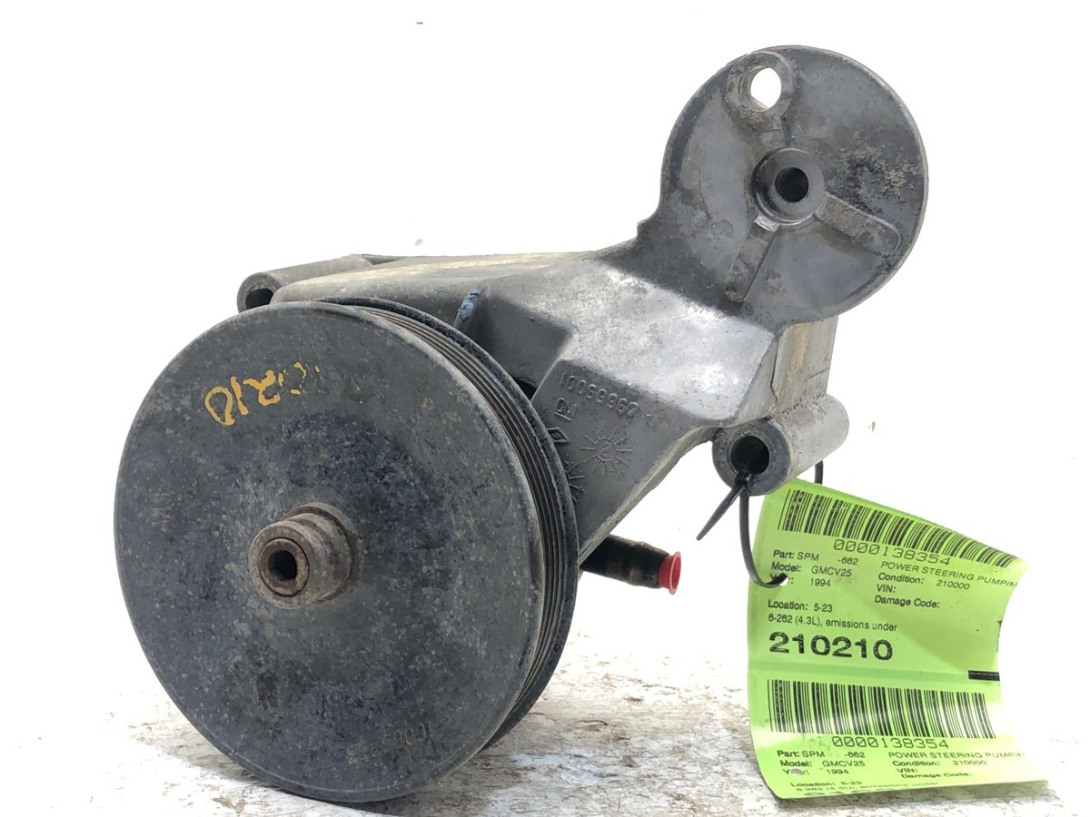 1987-1995 Gmc Van 2500 Power Steering Pump With Mount Bracket Oem Pully 4.3L
