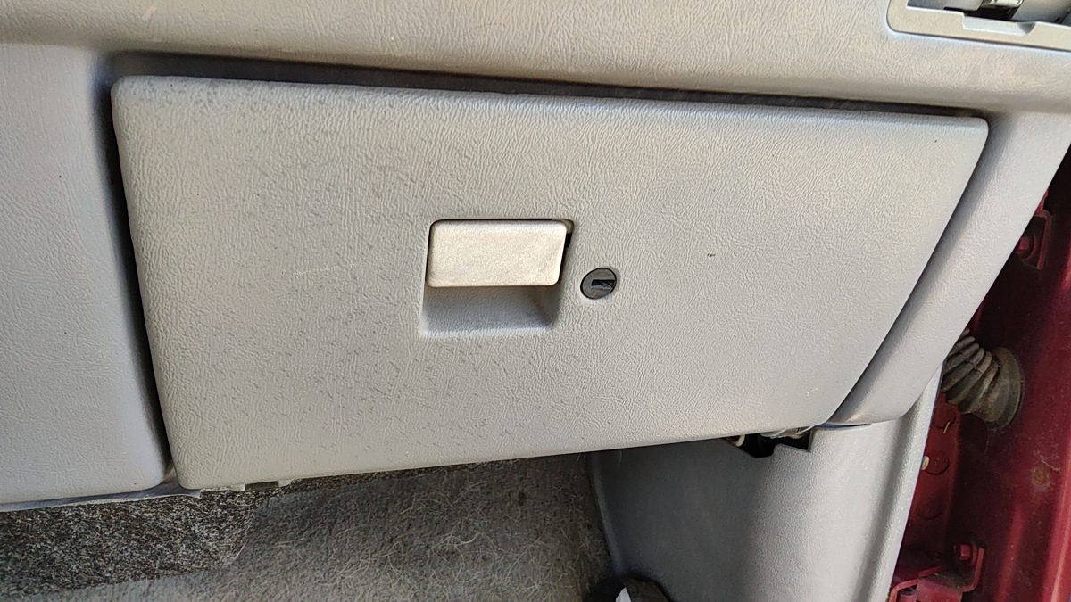 1994 Ford Explorer Glove Box Assembly Complete Door With Latch Oem Gray