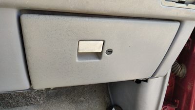 1994 Ford Explorer Glove Box Assembly Complete Door With Latch Oem Gray