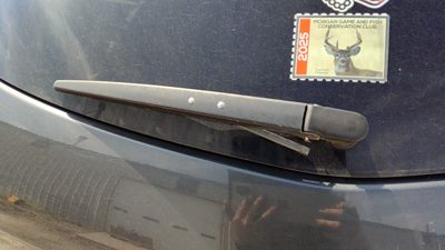 2009-17 Chevy Traverse Back Glass Wiper Arm Oem Rear Window Blade Liftgate Hatch