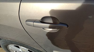 2006-2007 Chevy Impala Passenger Right Rear Outside Door Handle Back Bronze 53U
