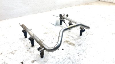 2001-2003 Mercedes Ml320 Complete Fuel Rail With Injectors Set Loaded Oem 3.2L