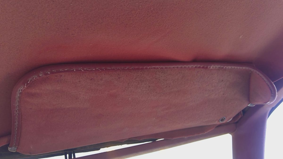 1978 Buick Regal Passenger Right Sun Visor Oem Red