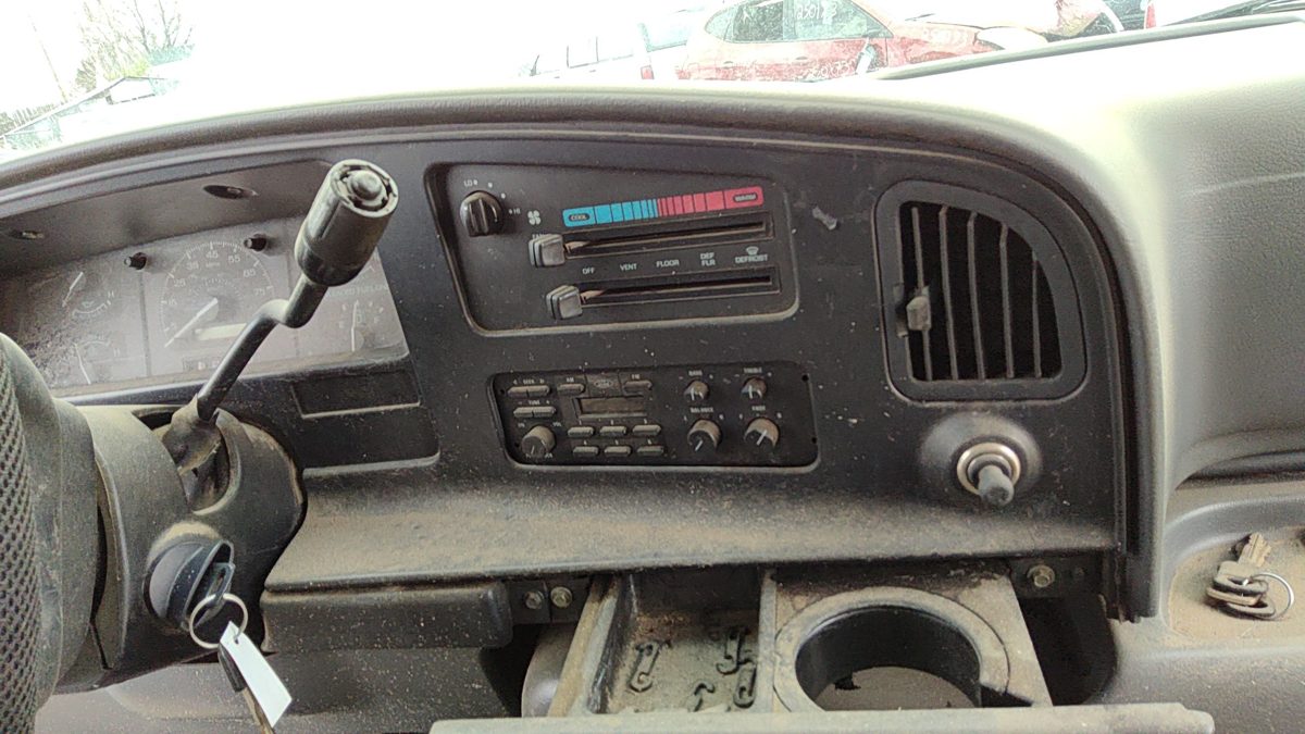 92-96 Ford Van E250 Trim Bezel Around Speedometer Oem Dash Surround Panel Gray
