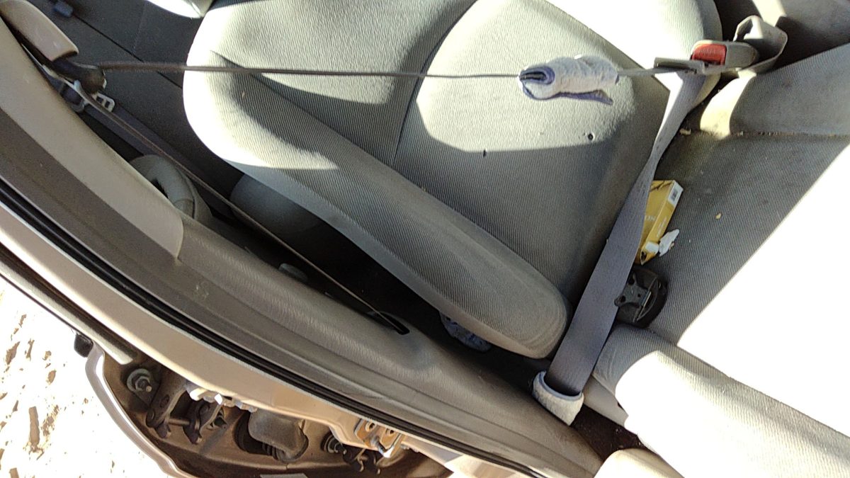00-01 Neon Passenger Right Front Seat Belt Retractor Oem Shoulder Gray B7L5
