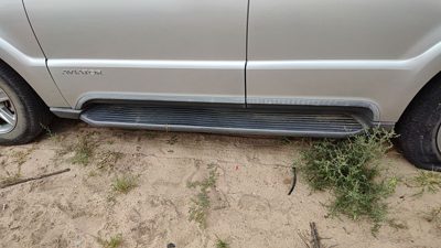 2003-2005 Lincoln Aviator Driver Left Side Step Running Board Oem