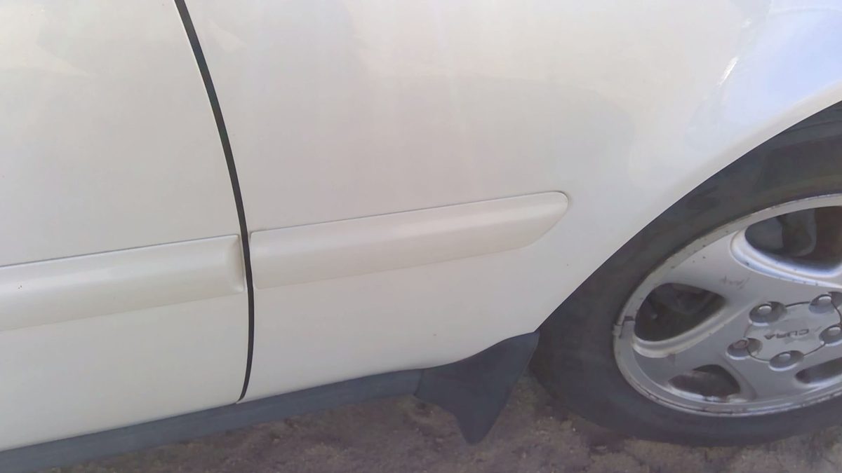 1996-1998 Acura Tl Passenger Right Moulding From Fender Oem Trim Strip White